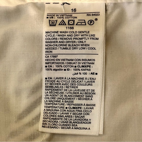 NWT Old Navy Thin Striped 3.5” Short Shorts Sz 16 - Picture 3 of 4